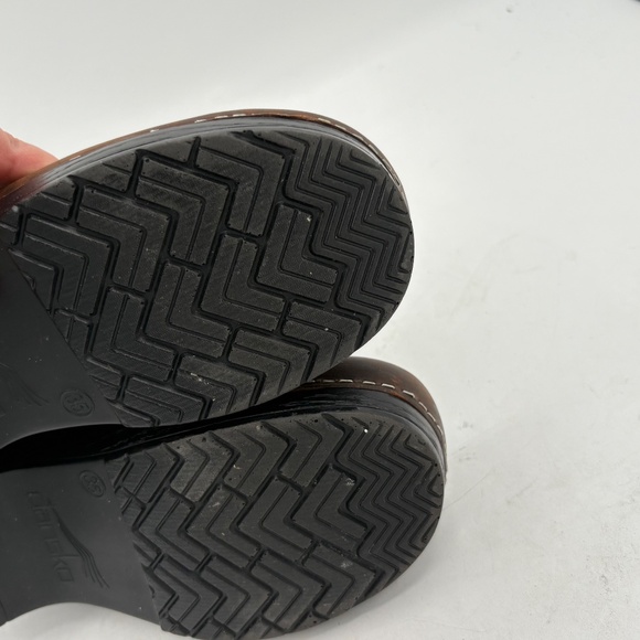 Dansko Mules Women Size 4.5-5 US 35 EU Brown Oil Ingrid Antique Comfort Shoes - Picture 10 of 14